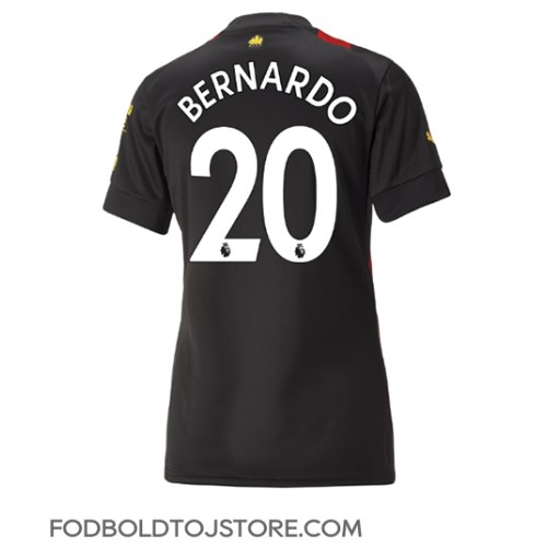 Manchester City Bernardo Silva #20 Udebanetrøje Dame 2022-23 Kortærmet